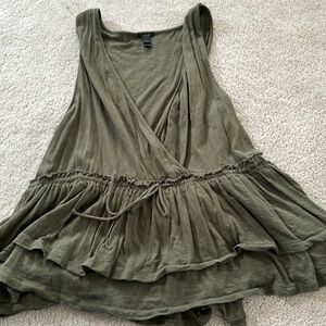 J. Crew peplum tank